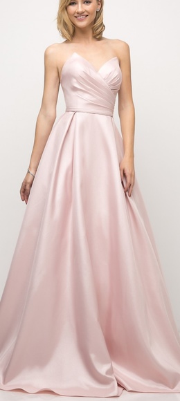 CREAM BURGUNDY PINK ROYAL BLUE EVENING DRESS - Picture 3 of 6